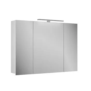 Зеркальный шкаф 100х70,3 см белый матовый Diborg Lande 77.2107