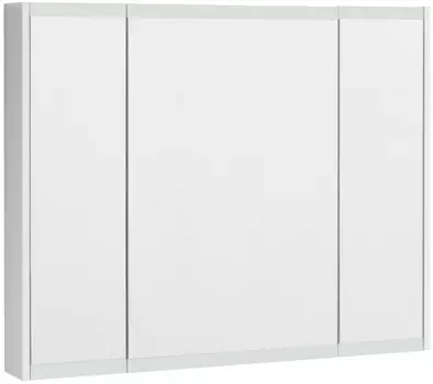 Зеркальный шкаф 100x81 см белый глянец Акватон Нортон 1A249302NT010