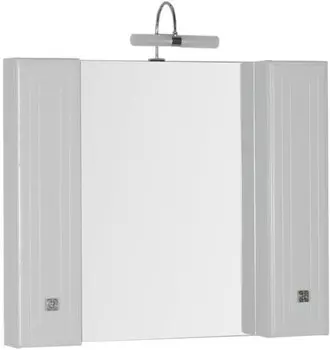 Зеркальный шкаф 104,5х88,1 см белый Aquanet Стайл 00181507