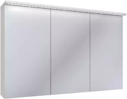 Зеркальный шкаф 105x70 см белый Runo Лира 00-00000254