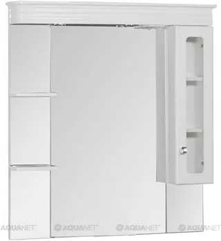 Зеркальный шкаф 110х100 см белый Aquanet Греция 00171544