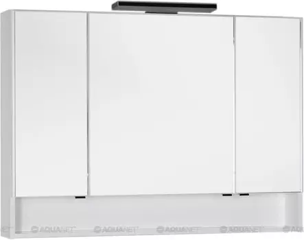 Зеркальный шкаф 118,6х86 см белый Aquanet Виго 00183400