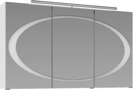 Зеркальный шкаф 120х70 см белый глянец Clarberg Dune Dun.04.12/W
