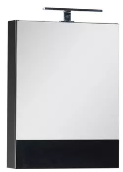 Зеркальный шкаф 50х67 см черный Aquanet Нота 00176947
