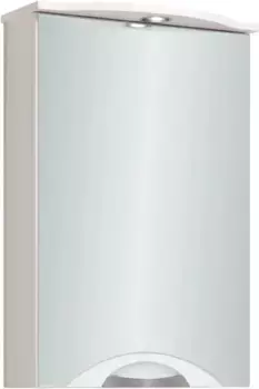 Зеркальный шкаф 50x75 см белый R Runo Ибица 00000001075