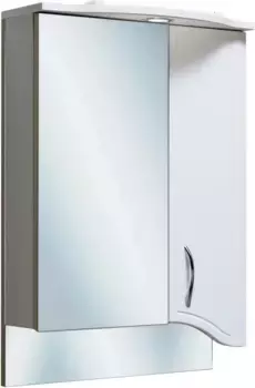 Зеркальный шкаф 50x75 см белый Runo Севилья 00000000799