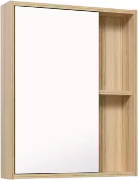 Зеркальный шкаф 52x65 см светлое дерево L/R Runo Эко УТ000001833