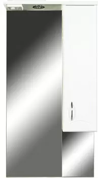 Зеркальный шкаф 55х108 см белый глянец Orange Стиль St-55ZS