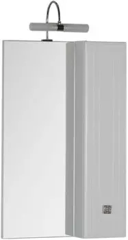 Зеркальный шкаф 55х88,1 см белый Aquanet Стайл 00181511