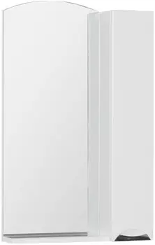 Зеркальный шкаф 55х89 см белый Aquanet Асти 00180073