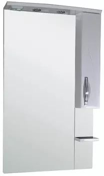 Зеркальный шкаф 56х106,6 см белый ASB-Mebel Грета