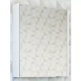 Зеркальный шкаф 57x72 см белый глянец R Sanflor Калипсо C03876