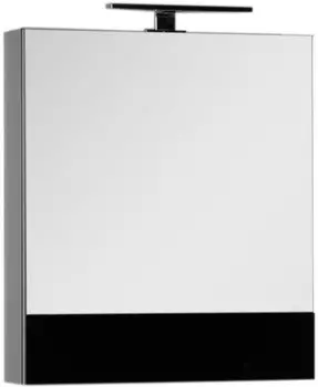 Зеркальный шкаф 58х67 см черный Aquanet Верона 00175384