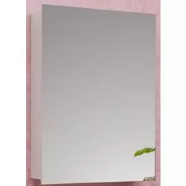 Зеркальный шкаф 58x78 см белый глянец L Sanflor Анкона C0000002155