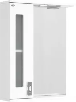 Зеркальный шкаф 58x71,2 см белый глянец L Onika Кристалл 205817