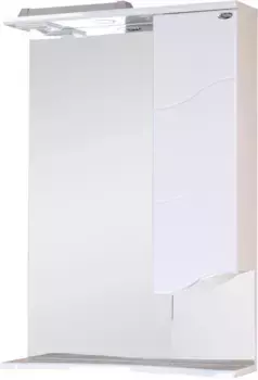 Зеркальный шкаф 58x80 см белый глянец R Onika Лайн 205820