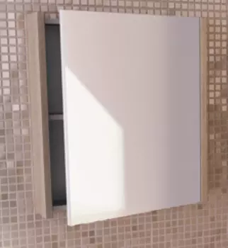 Зеркальный шкаф 60х67 см сосна лоредо Comforty Тулуза 00003121350