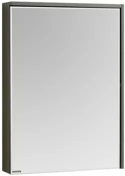 Зеркальный шкаф 60x83,3 см грецкий орех R Акватон Стоун 1A231502SXC80