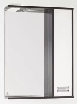 Зеркальный шкаф 60x83 см венге/белый глянец Style Line Панда Стиль ЛС-00000088