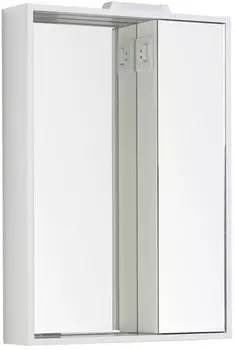 Зеркальный шкаф 60х85 см с подсветкой белый Aquanet Клио 00189228
