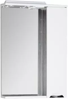 Зеркальный шкаф 60х87 см с подсветкой белый/венге Aquanet Гретта 00173994