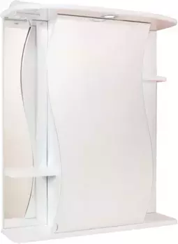 Зеркальный шкаф 60x71,2 см белый глянец R Onika Лилия 206012