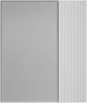 Зеркальный шкаф 60x71 см белый матовый L/R Style Line Стокгольм ЛС-00002318
