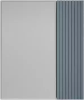 Зеркальный шкаф 60x71 см графит матовый/белый матовый L/R Style Line Стокгольм ЛС-00002319