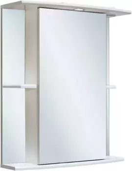 Зеркальный шкаф 60x75 см белый R Runo Мадрид 00000000036