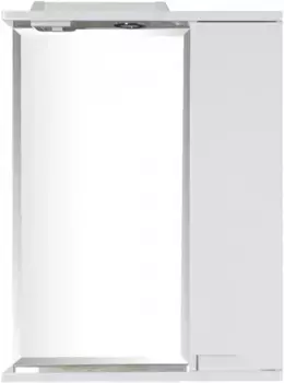 Зеркальный шкаф 60x75 см белый R ASB-Mebel Бари