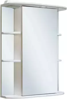 Зеркальный шкаф 60x75 см белый R Runo Гиро 00000000025