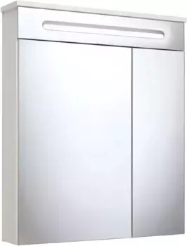 Зеркальный шкаф 60x75 см белый Runo Парма 00000001147