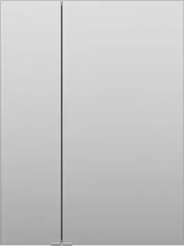 Зеркальный шкаф 60x80 см белый глянец R Misty Аура Э-Аур02060-01