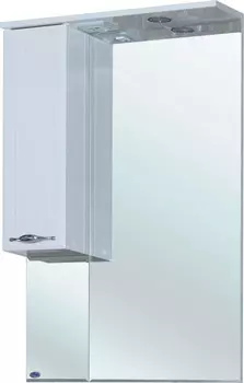 Зеркальный шкаф 65x100 см белый глянец L Bellezza Стелла 4616010002017