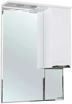 Зеркальный шкаф 65х100 см белый глянец R Bellezza Альфа 4618810001016