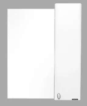 Зеркальный шкаф 65х80 см белый глянец Comforty Неаполь 00004148728