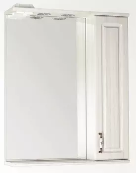 Зеркальный шкаф 65x83 см рельеф пастель Style Line Олеандр-2 ЛС-00000202