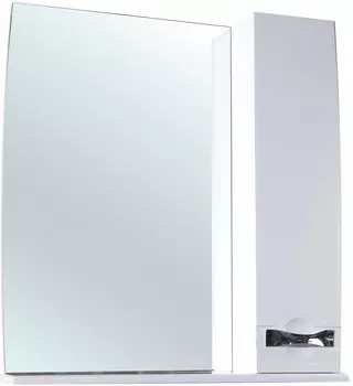 Зеркальный шкаф 65x87 см белый глянец R Bellezza Абрис 4619710001014