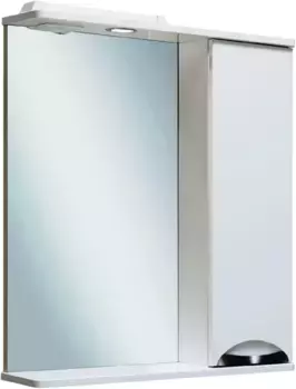 Зеркальный шкаф 65x75 см белый R Runo Барселона 00000001036