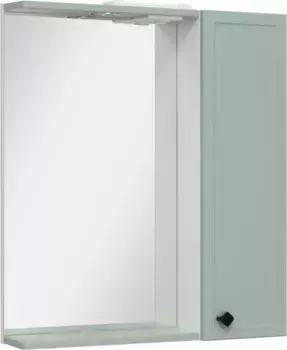 Зеркальный шкаф 65x75 см мятный R Runo Римини 00-00001277