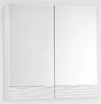 Зеркальный шкаф 70х70 см техно платина Style Line Ассоль LC-00000327