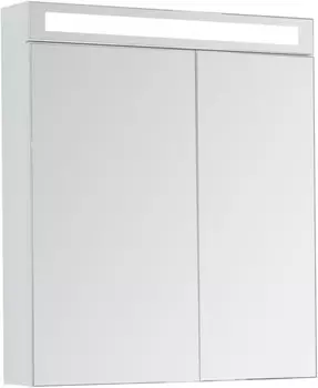 Зеркальный шкаф 70x80 см белый глянец L Dreja Max 77.9007W
