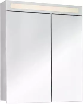 Зеркальный шкаф 70x82 см белый глянец L Dreja Uni 99.9002