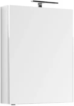 Зеркальный шкаф 70х90 см белый Aquanet Рондо 00189161