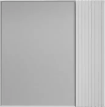 Зеркальный шкаф 70x71 см белый матовый L/R Style Line Стокгольм ЛС-00002322