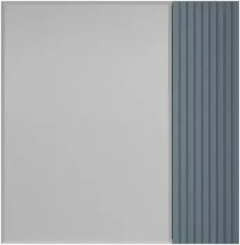 Зеркальный шкаф 70x71 см графит матовый/белый матовый L/R Style Line Стокгольм ЛС-00002323
