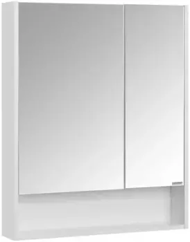 Зеркальный шкаф 70x85 см белый матовый Акватон Сканди 1A252202SD010