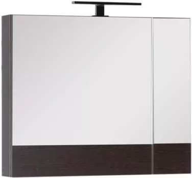 Зеркальный шкаф 75х67 см венге Aquanet Нота 00159109