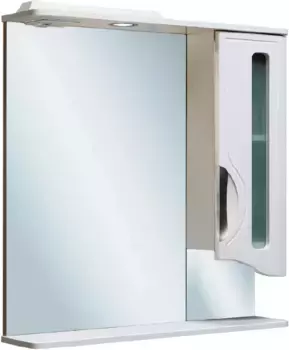 Зеркальный шкаф 75x80 см белый R Runo Толедо 00000001041