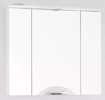 Зеркальный шкаф 76х71,8 см белый глянец Style Line Жасмин-2 LC-00000217